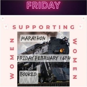 Women supporting women!Join us on
the train!!! Feb. 16th 9:45 pm est
